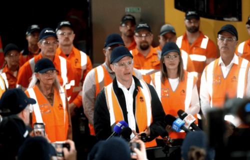 NSW Premier visits Cardiff to mark the kick -off of Tangara Fleet Life Extension Program to the Hunter