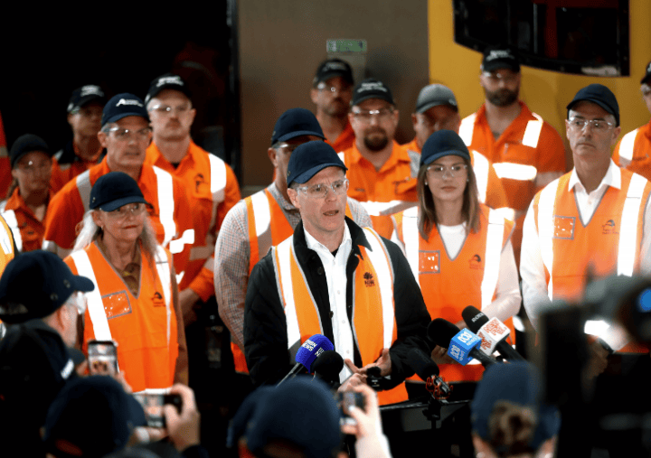NSW Premier visits Cardiff to mark the kick -off of Tangara Fleet Life Extension Program to the Hunter